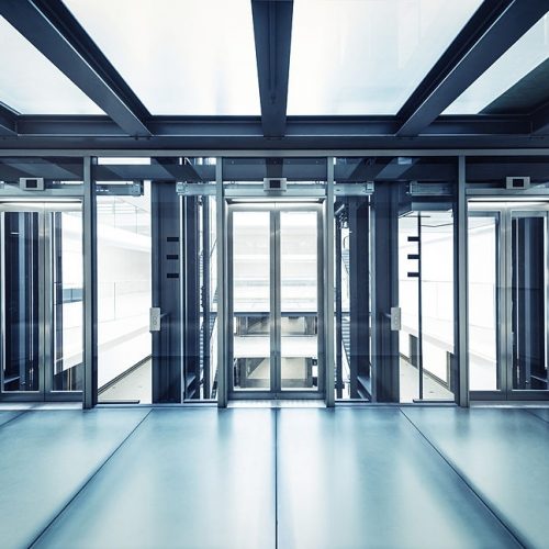 Modern business hall lifts